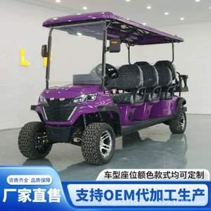 Electric sightseeing vehicle, scenic area electric shuttle vehicle, security property patrol vehicle, 4-seater, 6-seater, 8-seater golf cart
