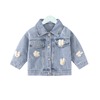 Denim autumn jacket, spring children's clothing girl's, western style, children's clothing