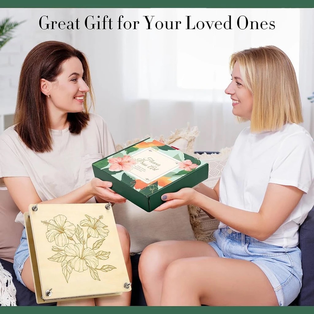 Dispositivo de estampado de madera, espécimen de flores de plantas, tablero de madera en relieve casero, herramienta de producción de dispositivo en relieve casero de bricolaje para niños