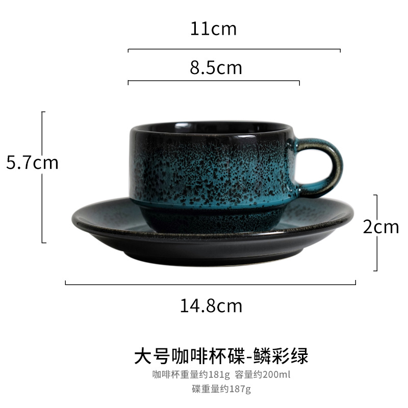 Transfronterizos LICANG tazas de café de cerámica europea creativas de tazas de desayuno caseras tazas de café de oficina