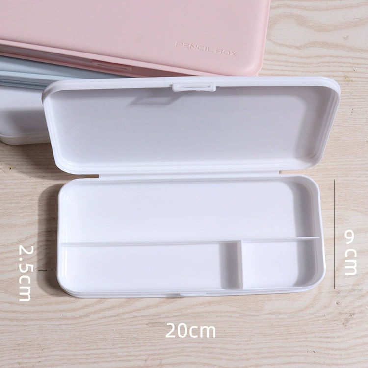 Pencil case, cream universal plastic storage box, handmade, Birthday gift