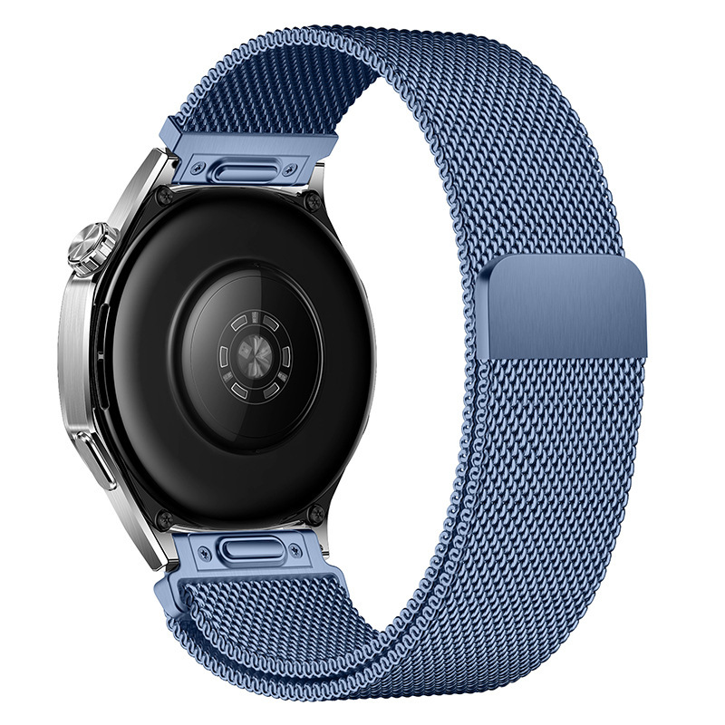 适用于华为watch5按压磁吸表带 按键米兰尼斯华为GT4/5 Pro手表带|undefined