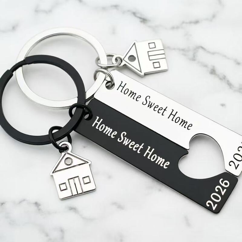 Amazon's 2026 Best-Selling Stainless Steel Keychain for Couples, Home Sweet Home, Housewarming Gift Amazon's 2026 Best-Selling Stainless Steel Keychain for Couples, Home Sweet Home, Housewarming Gift
