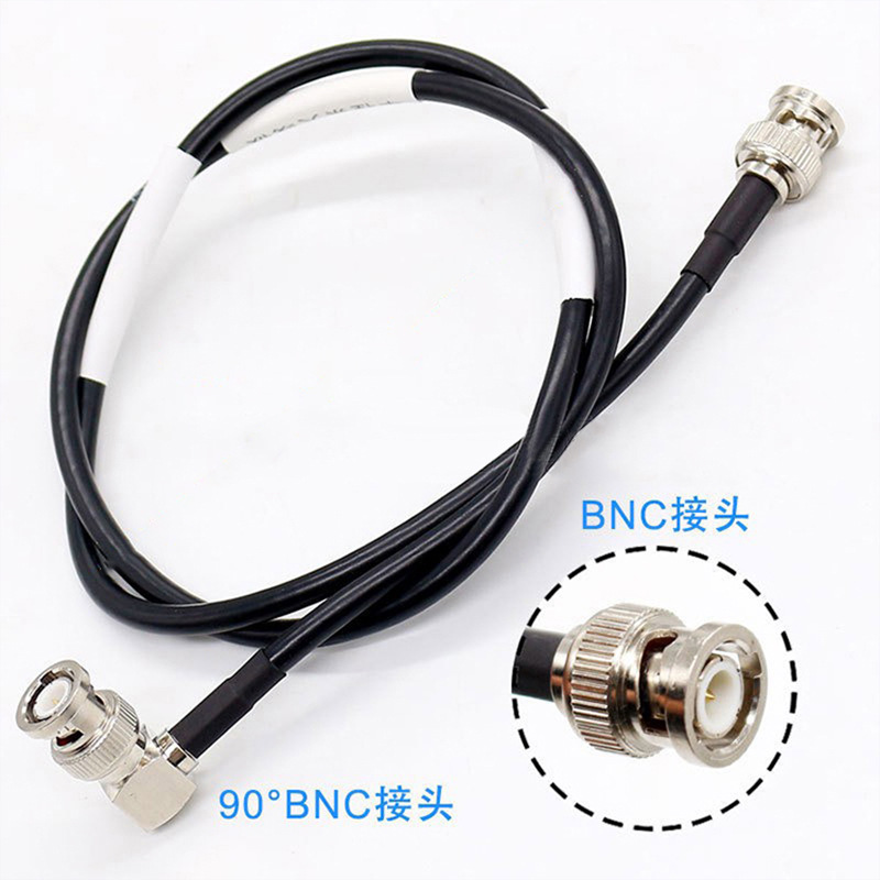 90°BNC公头转BNC公头连接器  汽车 天线转接线