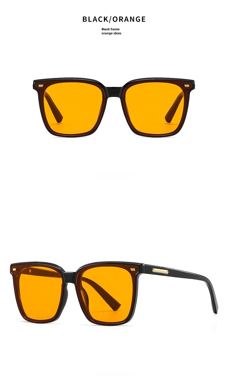Lunettes de soleil chaudes en direct sur Internet, photographie de rue de célébrités, visage uni, lunettes de soleil anti-UV avancées pour hommes et femmes gm_voghion.com