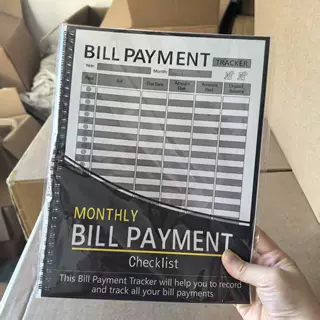 亚马逊新品 Bill Payment Management Book账单本支付追踪预算笔