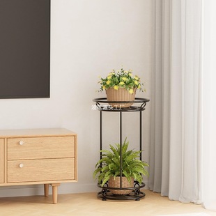 Metal Plant Stand Indoor and Outdoor Plant Stand Metal Flower Pot Stand High-Rise Layered Flower Pot Display Storage Rack