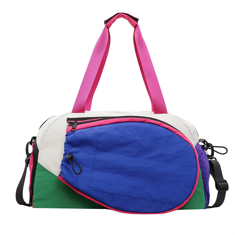 Cross-Border New Short-Trip Travel Bag, Fashion Simple Badminton Racket Bag, Single Shoulder Luggage Storage Bag, Crossbody Carry-On Bag - Thumbnail 5