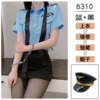 Set 1+ female police hat