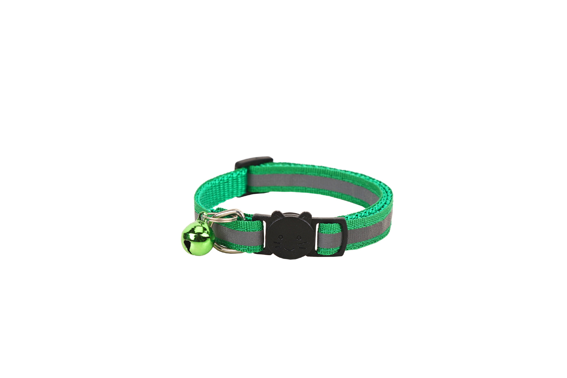 Nuevo collar de gato reflectante Airtag con campana localizador collar de silicona reflectante en stock