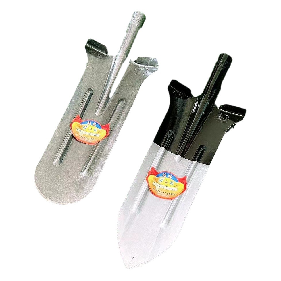 Pala de excavación de árbol de hombro ancho en blanco y negro pala de excavación de árbol multifuncional pala de excavación de suelo al aire libre pala de excavación de acero al manganeso