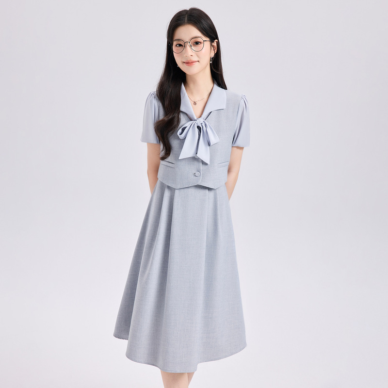College-Style Interview Dress for Female Teaching Assistants 2026 Summer New Professional Elegant Dress for Formal Occasions College-Style Interview Dress for Female Teaching Assistants 2026 Summer New Professional Elegant Dress for Formal Occasions