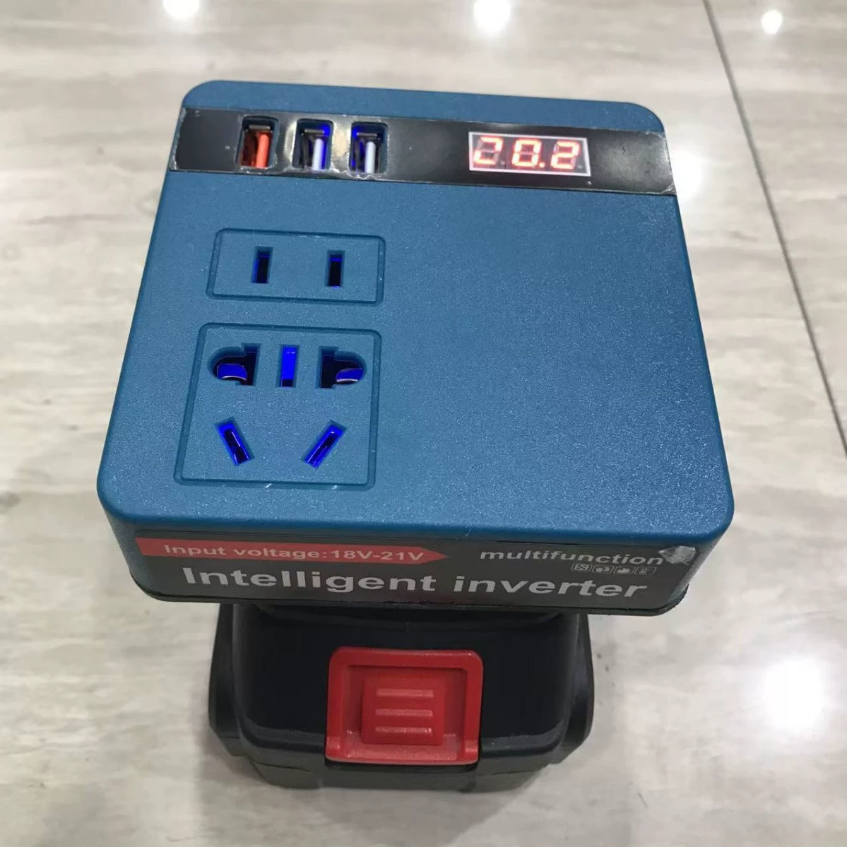 Инвертор для наружных работ, преобразователь частоты, литиевая батарея, бытовой трансформатор, оптовая продажа от производителя, инвертор с цифровым дисплеем