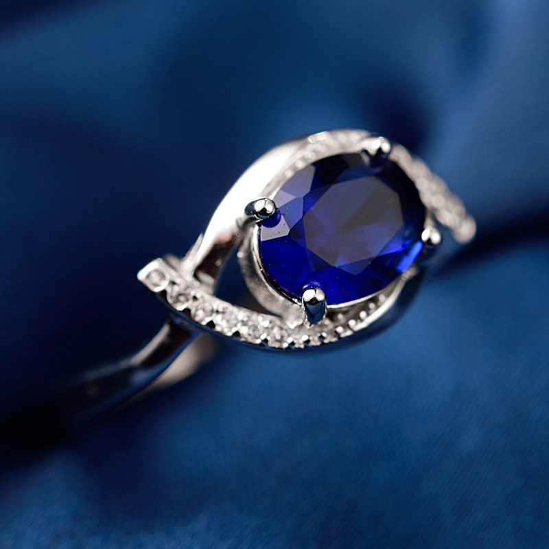 Nuevo anillo de diseño creativo transfronterizo coreano s925 joyería de plata de zircón anillo de diamantes de temperamento para mujeres al por mayor