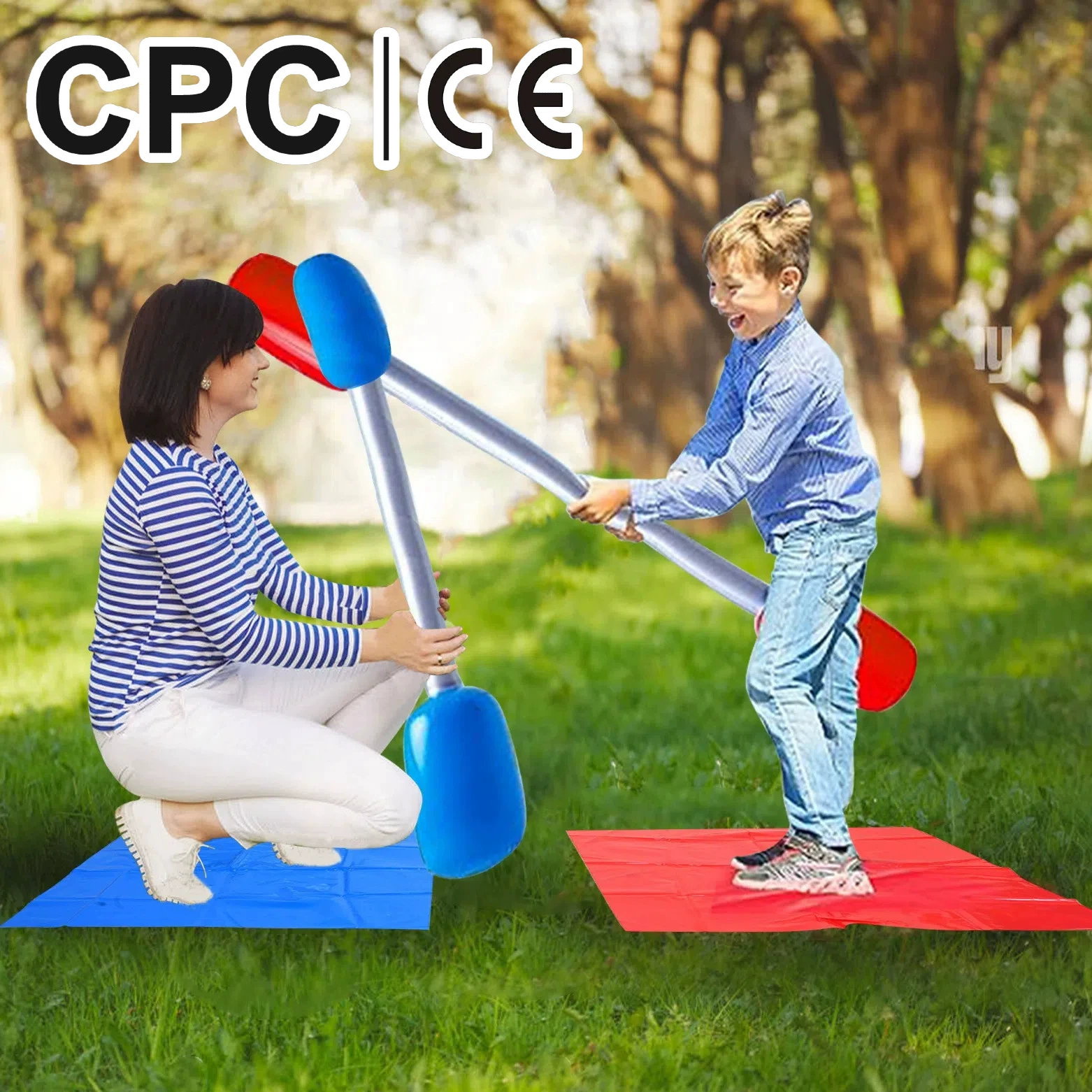Надувная палка для боя, газон, детская интерактивная игра, интерактивная игра для родителей и детей, игрушка для борьбы с палкой, трансграничная интерактивная битва