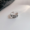 Tide, small design fashionable ring, advanced accessory, light luxury style, high-quality style, on index finger