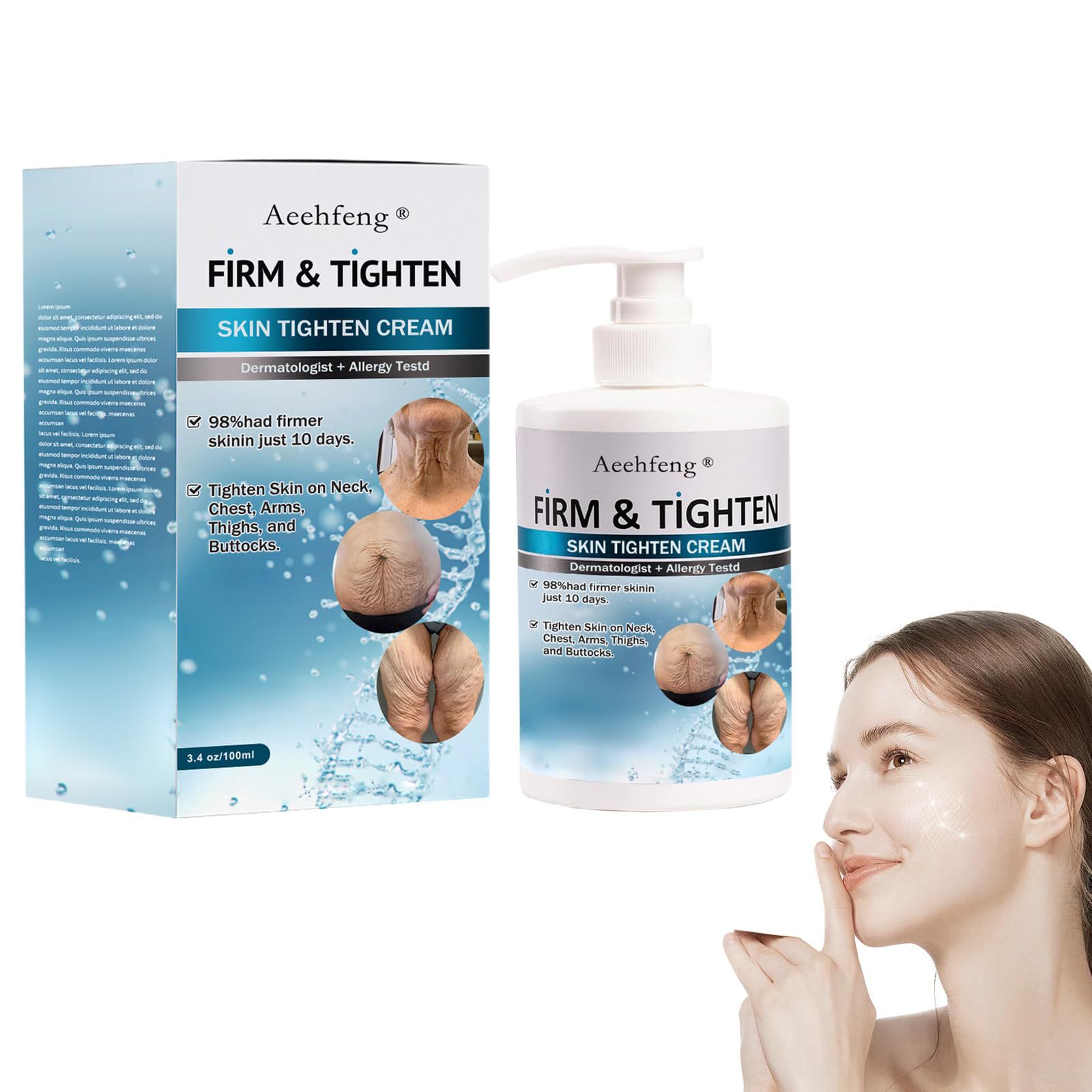 Cross-border explosions Anti-wrinkle moisturizer anti-aging neck and shoulder day and night body cream