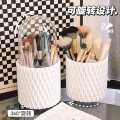 インスタ风回転メイクブラシ収纳筒ブラシバケットホルダーデスクトップ収纳ケースドレッサー化粧品ペンホルダー