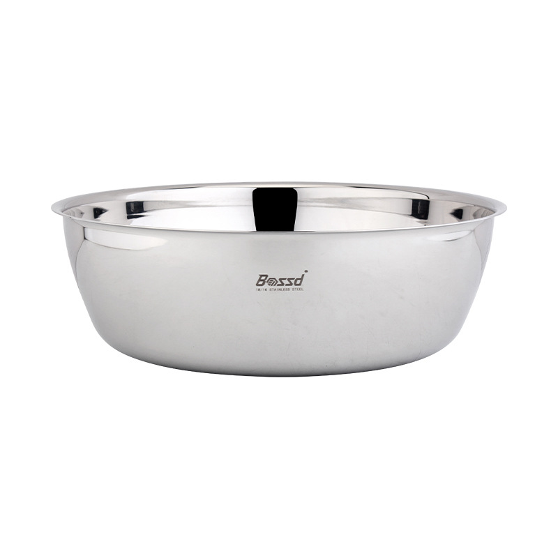 18 / 10 acero inoxidable grueso 24cm / 28cm lavabo de verduras y lavabo multipropósito para preparar verduras para preparar sopa lavabo de cocina