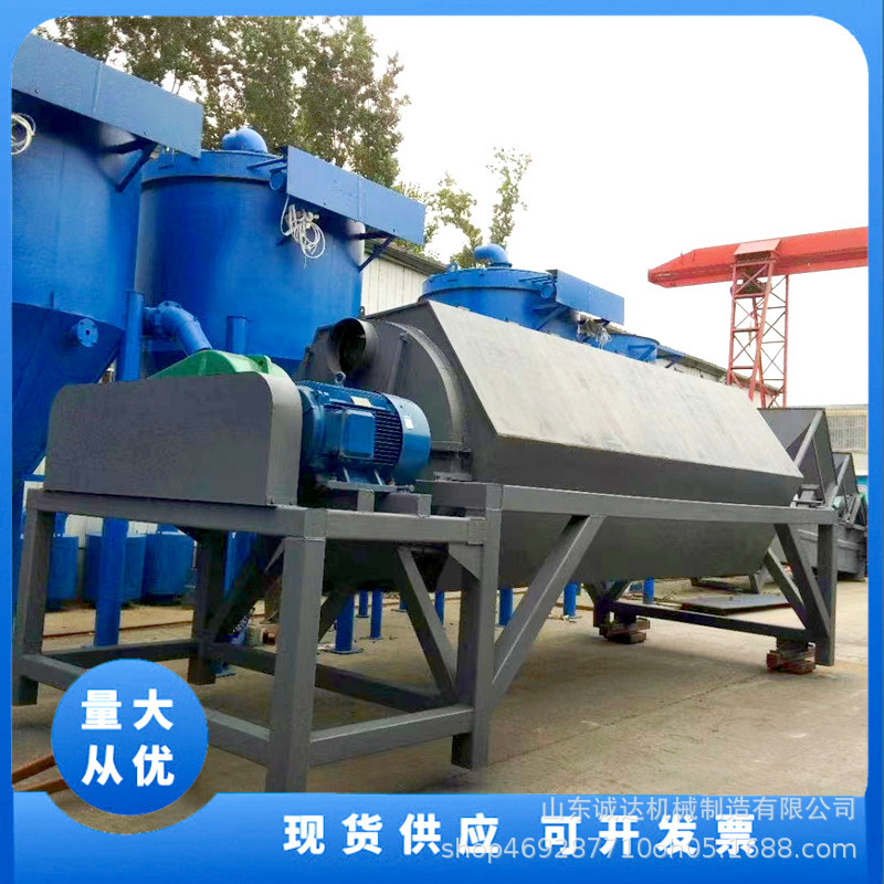 六角滚筒抛光机生产厂家  打磨废铁30立方容量干磨机