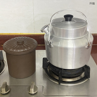 Chaoshan Old-Fashioned Water-Proof Stewed Purple Sand Stew Pot Multi-Functional Health-Preserving Soup Pot with Lid Portable Shallow Pot