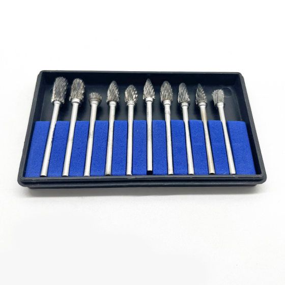 3*6mm carbide tungsten steel grinding head rotary file tungsten steel milling cutter head wood carving grinding head root carving cutter