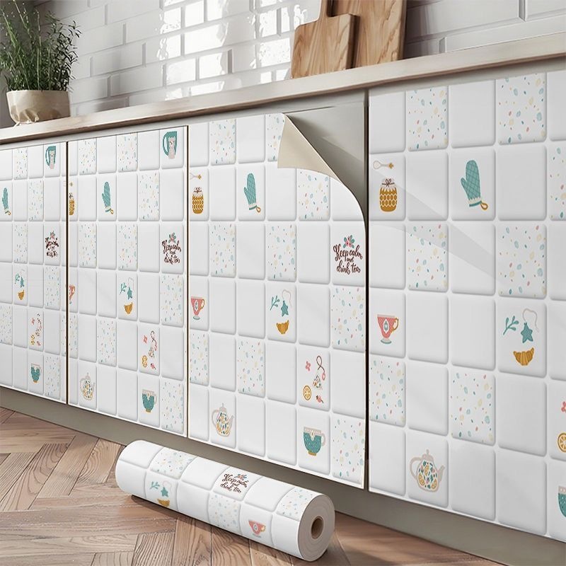 Cocina de mármol a prueba de agua a prueba de aceite pegatinas resistentes a altas temperaturas papel pintado autoadhesivo gabinete de cocina hogar a prueba de humedad estufas renovación papel pintado