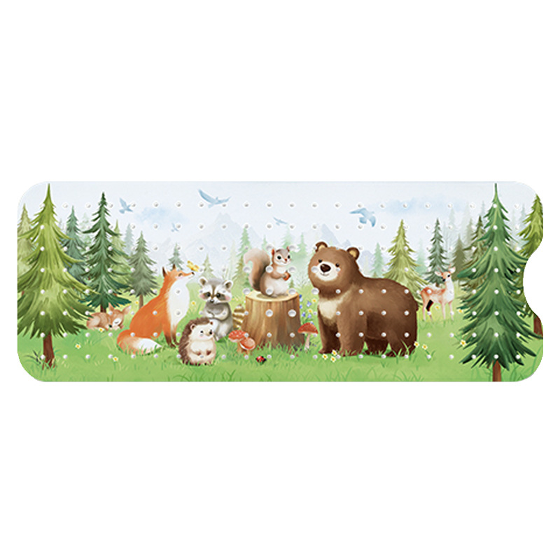 Alfombrilla antideslizante para baño con diseño de océano de dibujos animados para niños de Amazon, alfombrilla antideslizante para piscina, baño, alfombrilla antideslizante