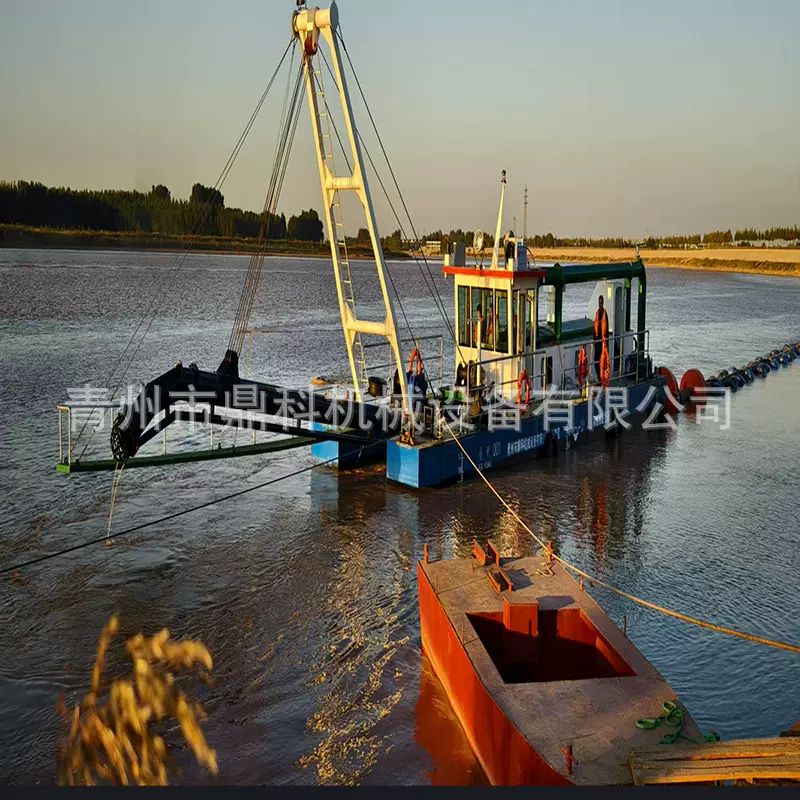 冲吸式抽沙船 沿海城市挖沙射吸式抽沙船 河道疏浚清淤设备挖沙船