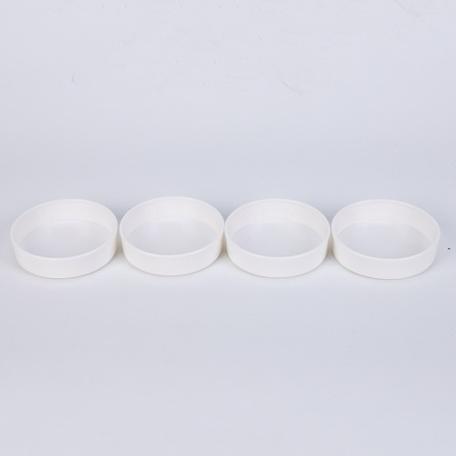 Wholesale white plastic flower pot base flower pot tray round Brazilian wood mobile base flower pot water tray