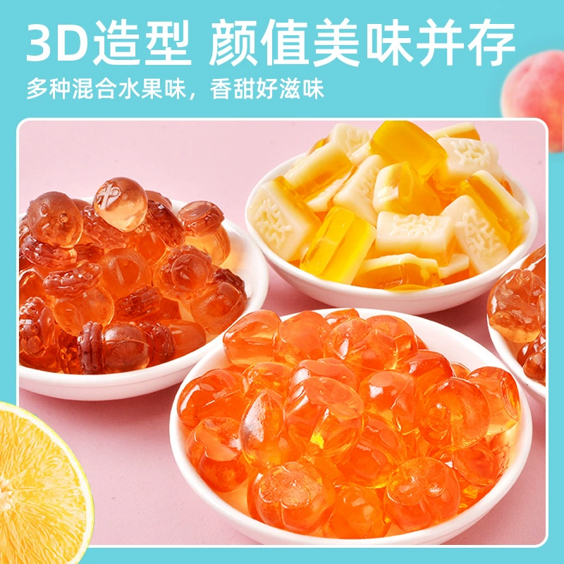 Youzhi Vipshop фруктовый сок фадж 108г вкус белого персика мякоть фруктовая конфета QQ сахар повседневная сеть красная закуска оптом