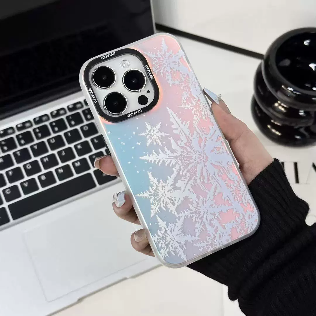 Подходящий чехол для мобильного телефона Xiaomi 15Pro, Redmi K80 градиент IMD лазер Note14 Advanced sense 13ultra niche