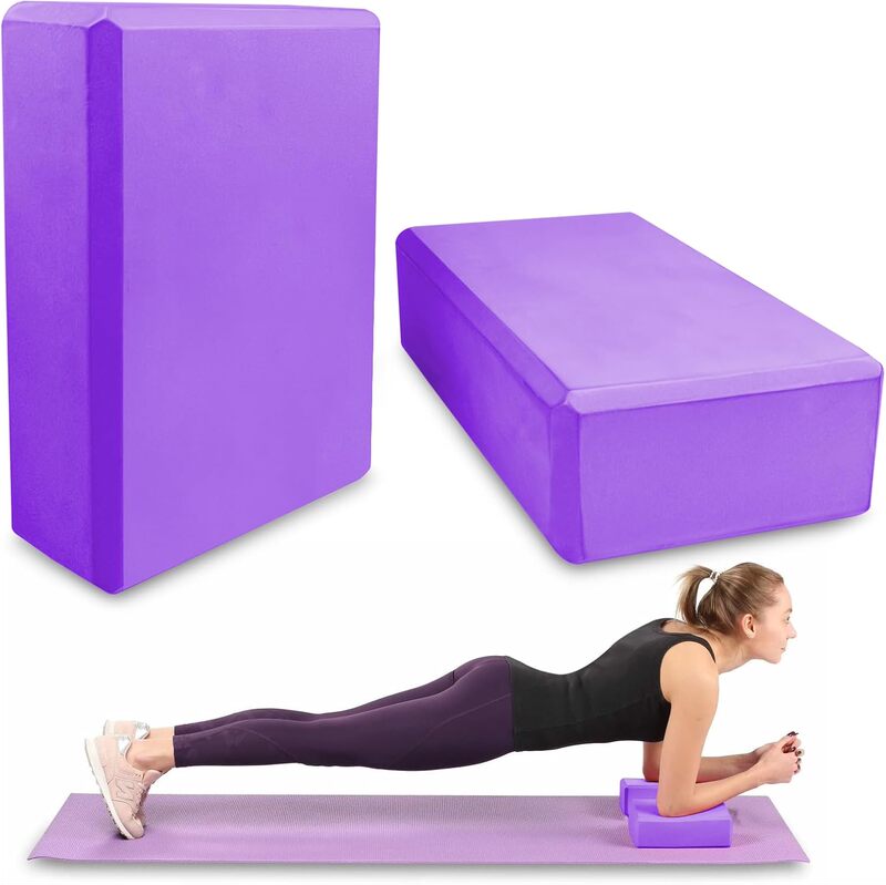 Eva Yoga Brick Purple Yoga Support Block Fitness Pilates Special Beginner Dance Practice Aid Tool Eva Yoga Brick Purple Yoga Support Block Fitness Pilates Special Beginner Dance Practice Aid Tool