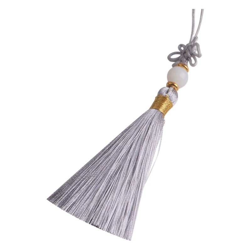 Ручная плетеная Закладка кисточкой китайский узел шип U дисковый гребень Свадебное приглашение висит шип Нефритовая кисточка оптом