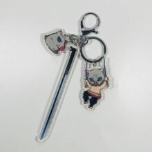 鬼灭之刃带日轮刀款书包挂件杏寿郎炭治郎祢豆子我妻善逸钥匙扣