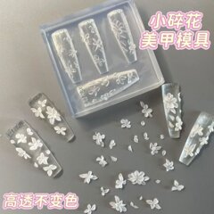 2025 新しい高品質小花型 3D 立体シリコンモールド手彫りツールネイルサロン用