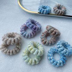 Korean Version Plush Phone Cord Rubber Band Hair Tie Braided Hair Tying Rope Simple Durable Non-Damaging Hair Tying Rope Forest System Hair Accessory