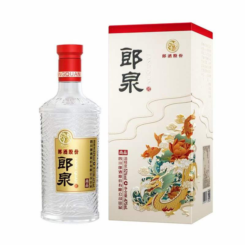 朗泉尚品 白酒52度475ml*6 瓶装浓香型白酒 批发价优