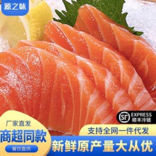 冰鲜挪威三文鱼中段新疆国产三文鱼商用鱼片鱼腩生鲜商用批发