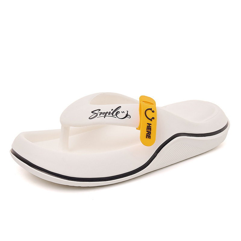 Verano ventilador clip pie slippery interior de fondo grueso hombre zapatillas de moda casera simple zapatillas de playa transfronterizas para hombre