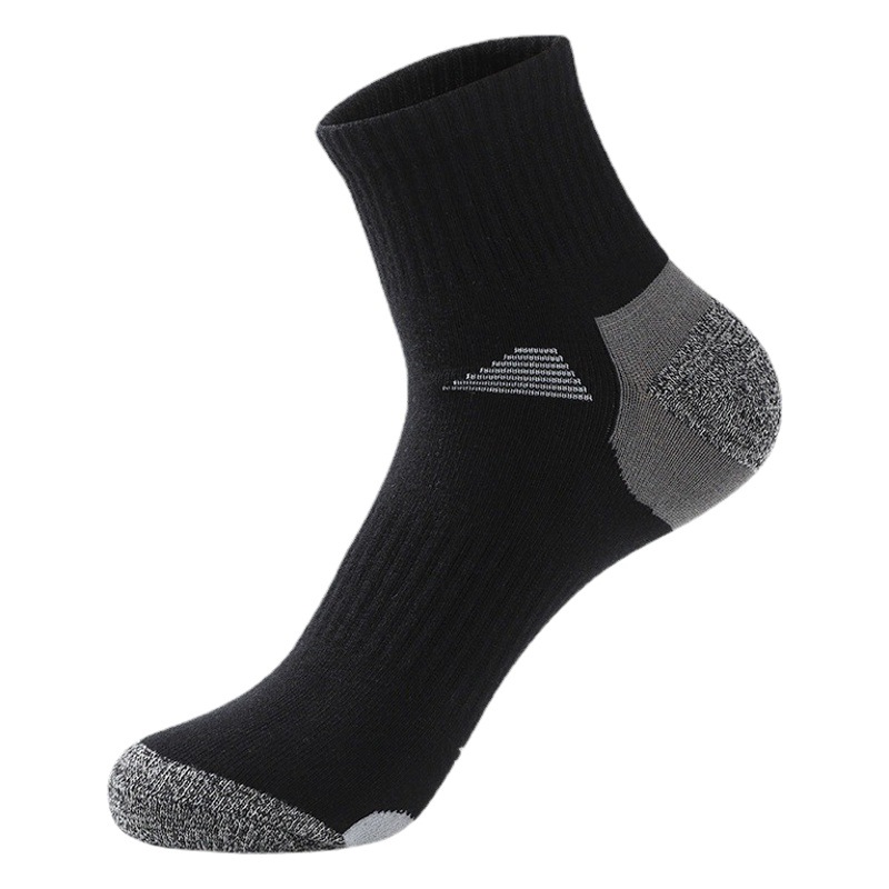 Calcetines transfronterizos calcetines de media pantorrilla para hombres calcetines deportivos profesionales al aire libre calcetines de baloncesto para correr calcetines de algodón desodorante absorbente de sudor calcetines de hombre