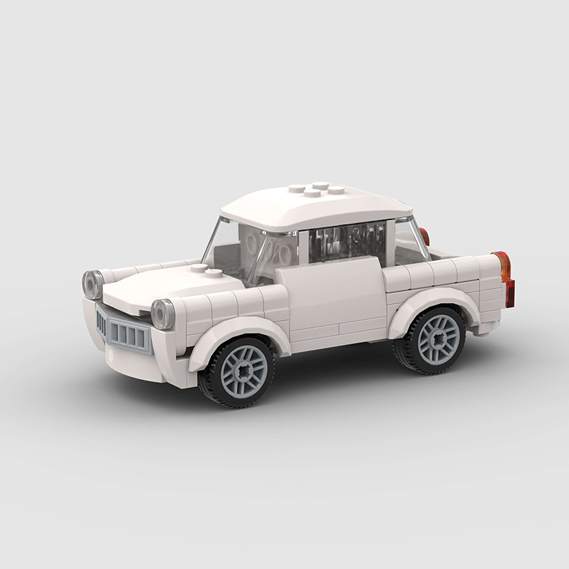 Mini Classic Car Racing Car Car Model Building Blocks Compatible with Lego Small Particle cooper Puzzle MOC
