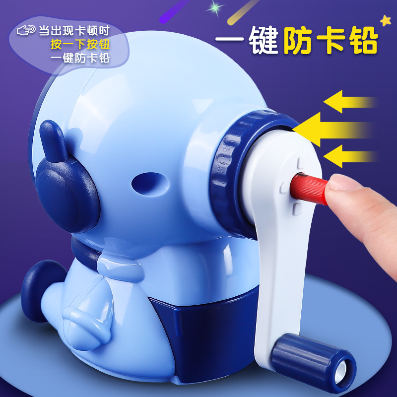 Dingbang sacapuntas multifunción sacapuntas de lápiz manual de estudiante de escuela primaria sacapuntas de lápiz automático sacapuntas de lápiz de color plomo sacapuntas de lápiz de mano