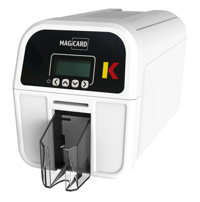 自动双面碳带彩色RFID卡片打印机 读卡写磁打印机一体机