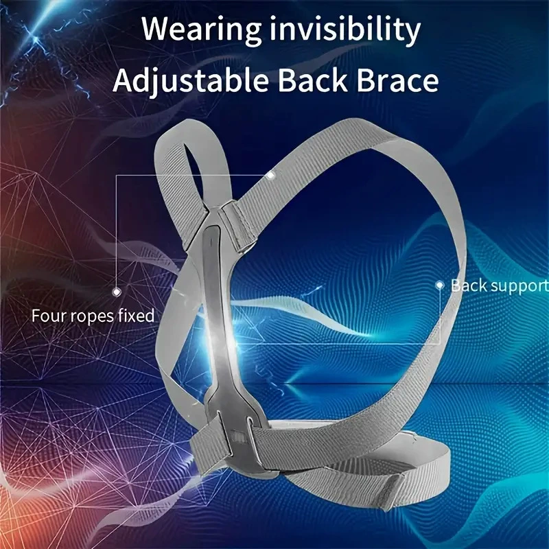 Пояс для коррекции верблюжьей спинки в том же стиле для взрослых, мужчин и женщин, невидимая коррекция спины с защитой от верблюжьей спинки для подростков