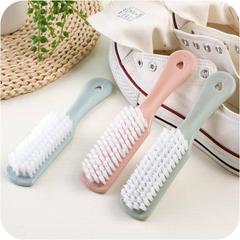 Plastic small brush, shoe cleaning brush, plain color hanger soft bristle shoe washing brush, laundry brush, clothing brush, shoe factory