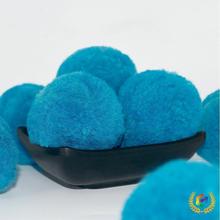 の真空包装游泳池过滤球 油污过滤水族硝化毛球蓝色纤维球滤料