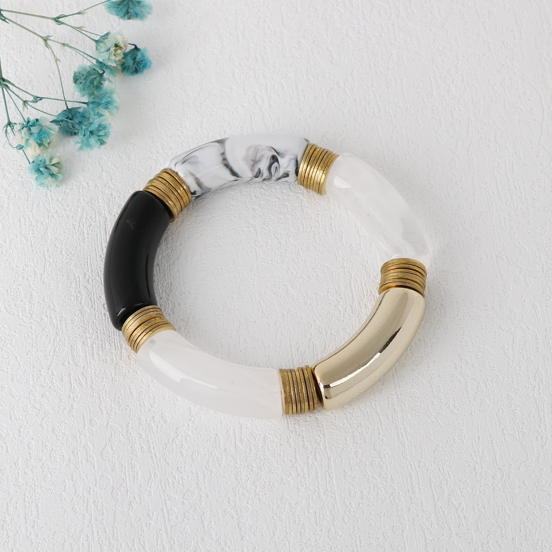 Fashion Geometric Arylic Plating Unisex Bangle 1 Piece