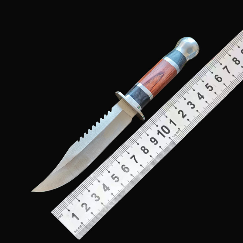 K311B户外橡胶直刀多功能战术直刀便携随身小刀露营切肉小刀