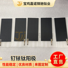 宝鸡源头厂家钌铱钛阳极MMO涂层钛电极板网棒型污水处理电解制氯
